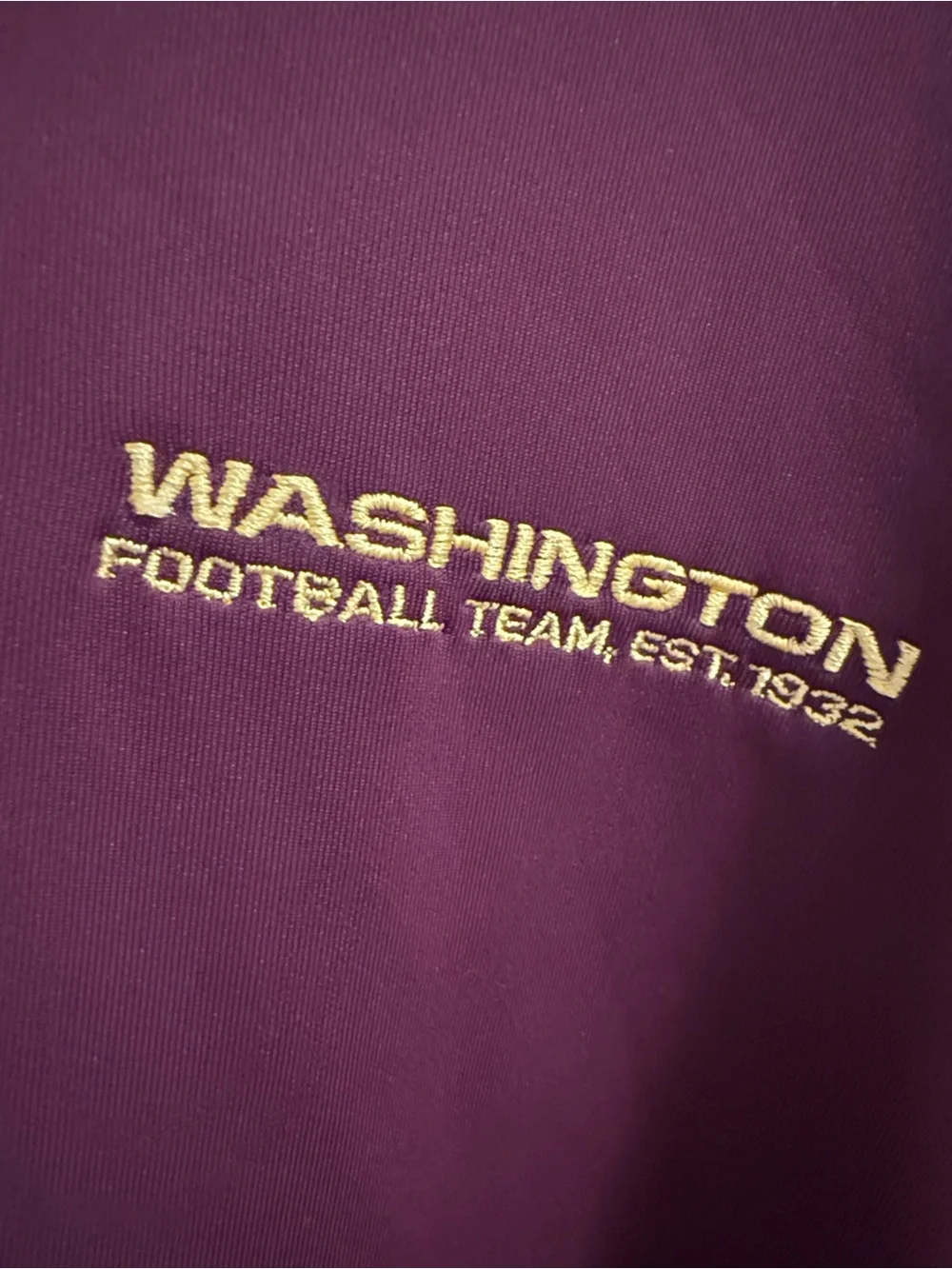 Cutter & Buck Traverse Washington Maroon Smooth Stretch 1/4-Zip Pullover Sz XXL